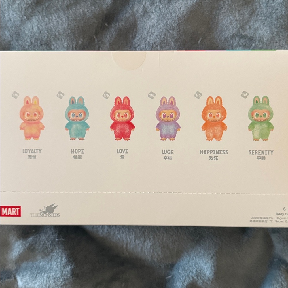 THE MONSTERS Big into Energy Series-Vinyl Plush Pendant Blind Box set